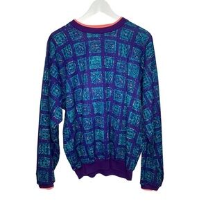 Vtg Di Vincent Mens Retro neon sweatshirt size L/XL? Made in the USA